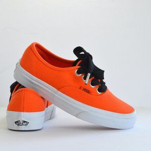vans authentic oversized lace flame orange 5